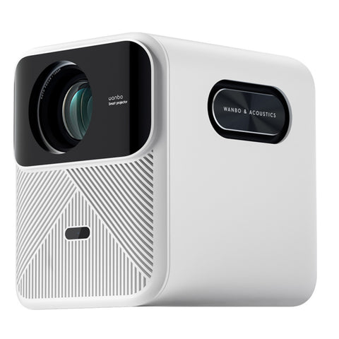 Proyector WANBO Mozart 1 - Memoria 2GB Brillo 900 ANSI Sistema Operativo Android 9.0 Tecnología de Pantalla LCD - Blanco