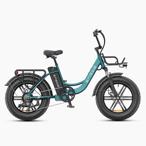 Bicicleta Eléctrica ENGWE L20 Boost - Motor 250W Batería 48V13Ah Neumáticos de 20 Pulgadas Frenos de Disco Mecánicos - Verde