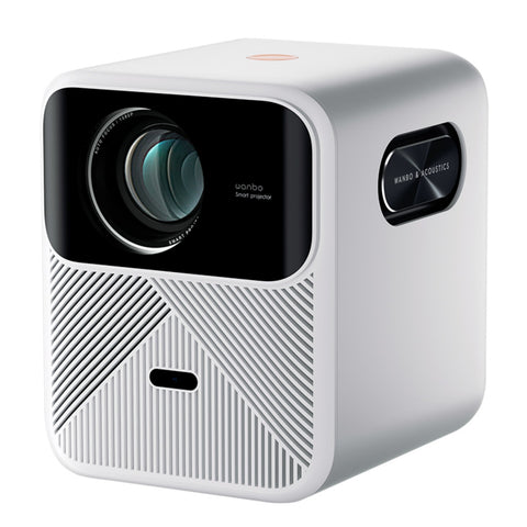 Proyector WANBO Mozart 1 - Memoria 2GB Brillo 900 ANSI Sistema Operativo Android 9.0 Tecnología de Pantalla LCD - Blanco