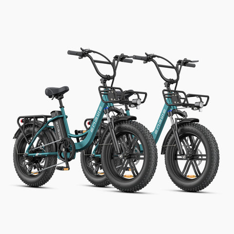 Bicicleta Eléctrica ENGWE L20 Boost - Motor 250W Batería 48V13Ah Neumáticos de 20 Pulgadas Frenos de Disco Mecánicos - Verde