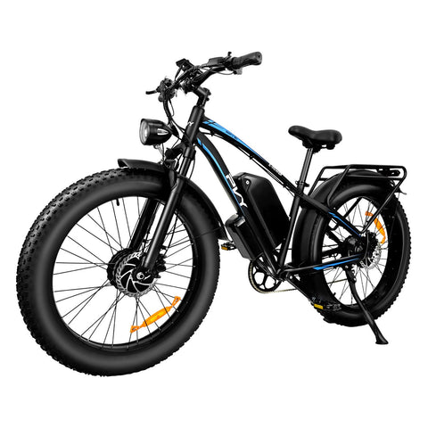 Bicicleta Eléctrica PVY MAX26 FT 30AH - Motor 250W*2 Batería 48V30AH Ruedas de 26 Pulgadas Freno de Disco Hidráulico - Negro