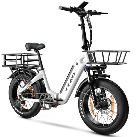 Cesta Delantera TTGO F6 E-Bike - 350x310x190mm 2.88KG - Negro