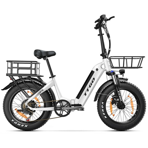 Cesta Trasera TTGO F6 E-Bike - 470*350*190mm 3.48KG - Negro