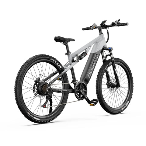 Bicicleta Eléctrica Duotts E29 - Motor 250W Batería 48V13.5AH Frenos Hidráulicos - Blanco plateado