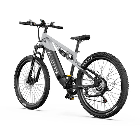 Bicicleta Eléctrica Duotts E29 - Motor 250W Batería 48V13.5AH Frenos Hidráulicos - Blanco plateado