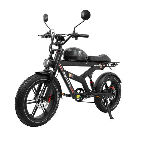 DUOTTS F20 Bicicleta Eléctrica - Motor 750W Batería 52V 27AH con Frenos De Disco Hidráulicos - Negro