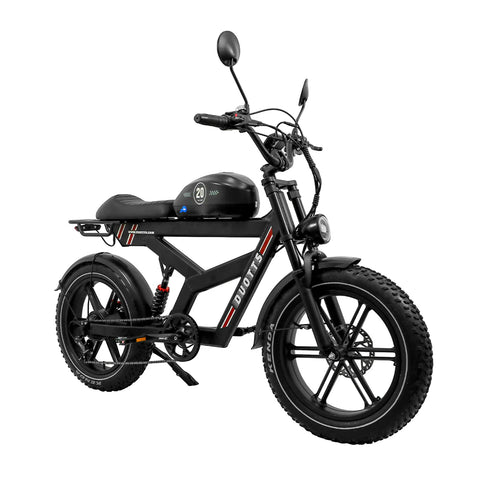 DUOTTS F20 Bicicleta Eléctrica - Motor 750W Batería 52V 27AH con Frenos De Disco Hidráulicos - Negro