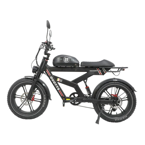 DUOTTS F20 Bicicleta Eléctrica - Motor 750W Batería 52V 27AH con Frenos De Disco Hidráulicos - Negro