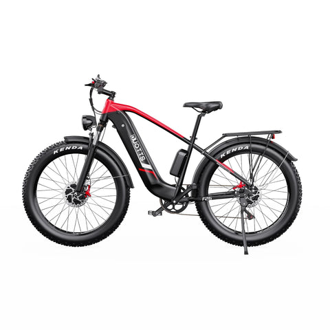 Duotts F26 Bicicleta Eléctrica - 2*750W Motor Batería 48V 20Ah Tres Modos No plegable - Negro y rojo