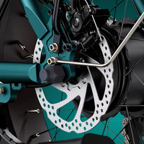 E-bike  ENGWE L20 2.0 - Motor 750W Batería 52V13AH Neumáticos De 20 Pulgadas Frenos Mecánicos De Disco - Naranja