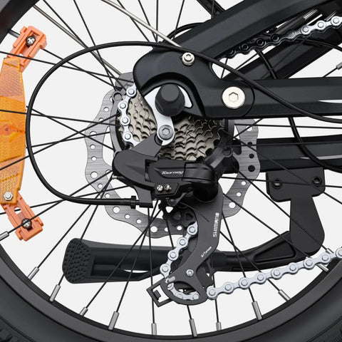 Bicicleta Eléctrica ENGWE L20 3.0 BOOST - Motor 250W Batería 48V13.5Ah Neumáticos De 20 Pulgadas Frenos De Disco Hidráulicos Certificación TUV - Oro