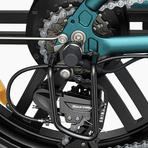 E-bike  ENGWE L20 Boost - Motor 250W Batería 48V13AH Neumáticos De 20 Pulgadas Frenos Mecánicos De Disco - Negro