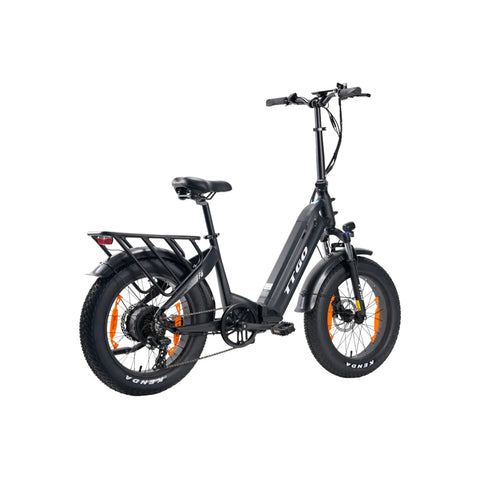 E-bike TTGO F6 - Motor 250W Batería 36V25AH 20 Pulgadas Neumáticos Frenos De Disco Hidráulicos - Negro