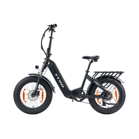 E-bike TTGO F6 - Motor 250W Batería 36V25AH 20 Pulgadas Neumáticos Frenos De Disco Hidráulicos - Negro
