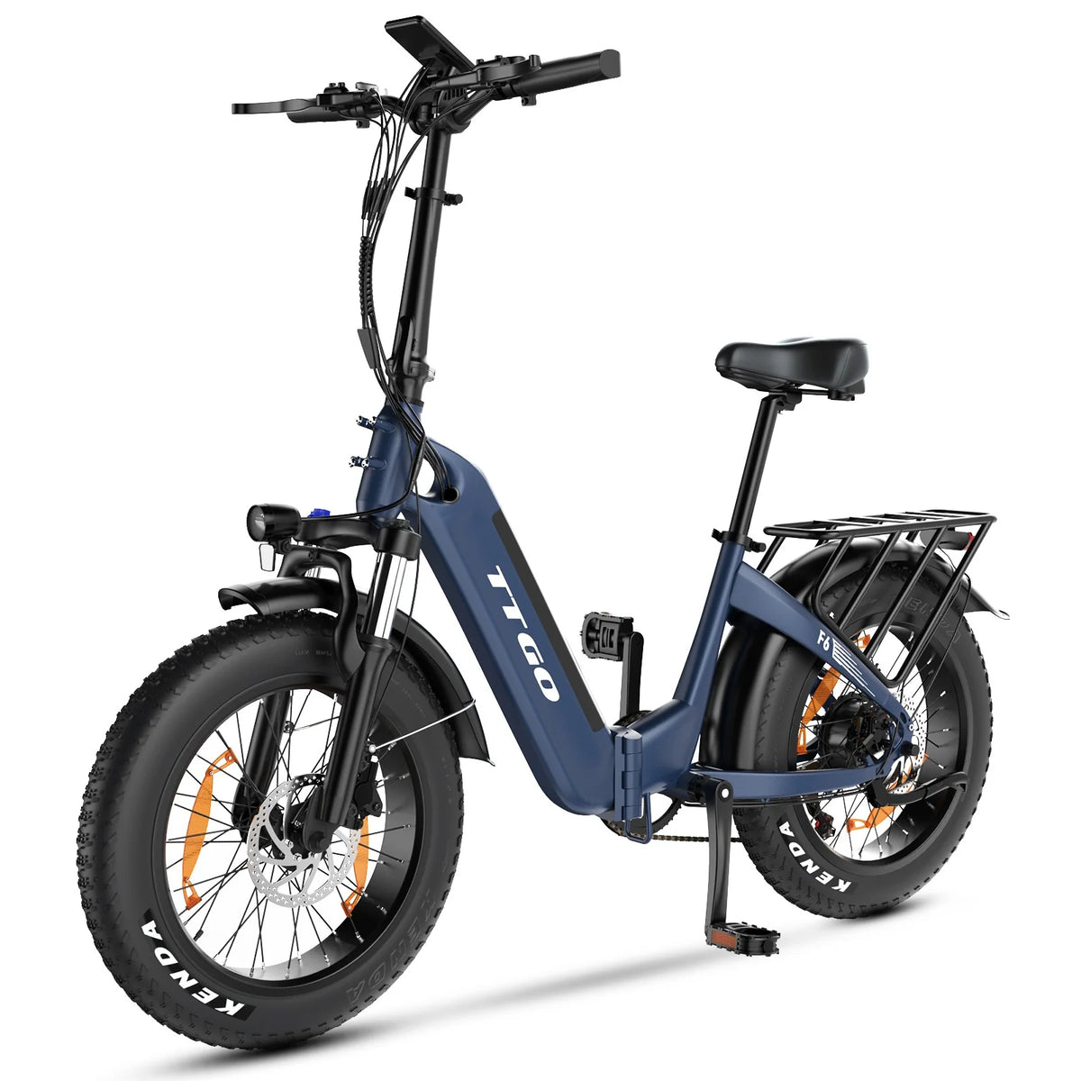 E-bike TTGO F6 - Motor 250W Batería 36V25AH 20 Pulgadas Neumáticos Frenos De Disco Hidráulicos - Azul