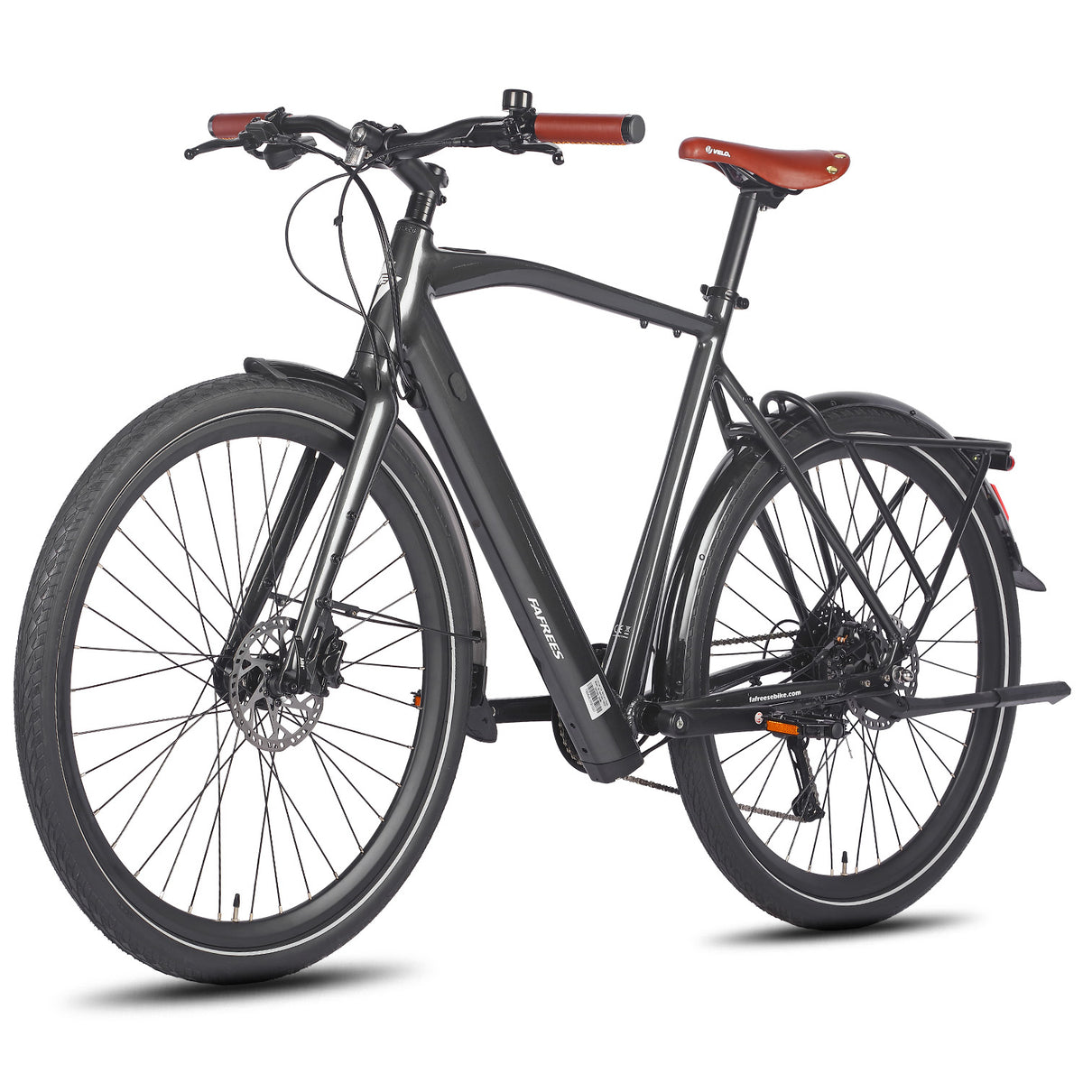 FAFREES F700M E-bike Urbana - Motor 250W Batería 36V10AH Con Freno Hidráulico Aluminio – Negro