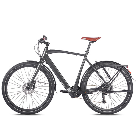 FAFREES F700M E-bike Urbana - Motor 250W Batería 36V10AH Con Freno Hidráulico Aluminio – Negro
