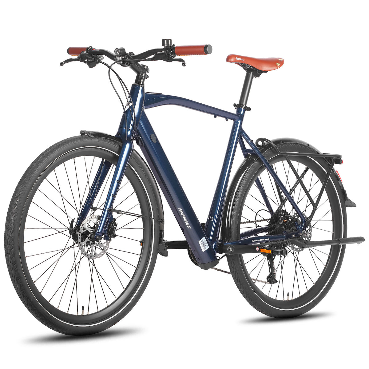 FAFREES F700M E-bike Urbana - Motor 250W Batería 36V10AH Con Freno Hidráulico Aluminio – Azul