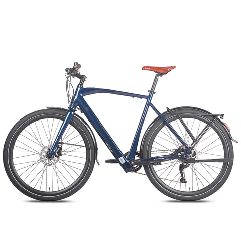 FAFREES F700M E-bike Urbana - Motor 250W Batería 36V10AH Con Freno Hidráulico Aluminio – Azul
