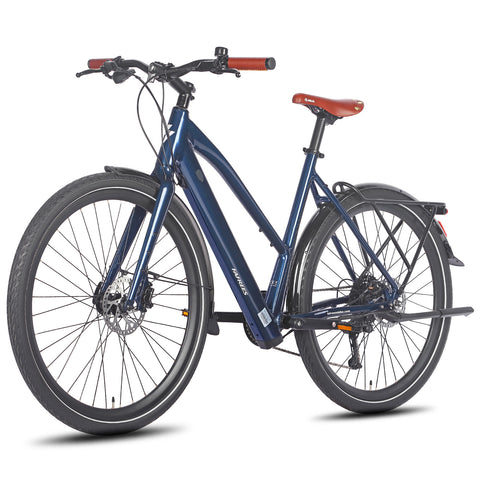 FAFREES F700W E-bike - Motor 250W Batería 36V10AH Con Frenos Hidráulicos – Azul