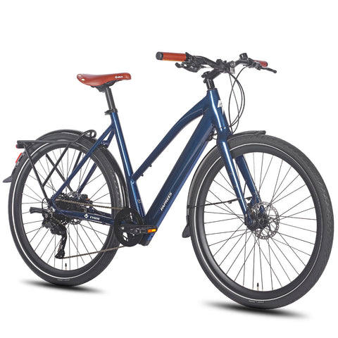 FAFREES F700W E-bike - Motor 250W Batería 36V10AH Con Frenos Hidráulicos – Azul