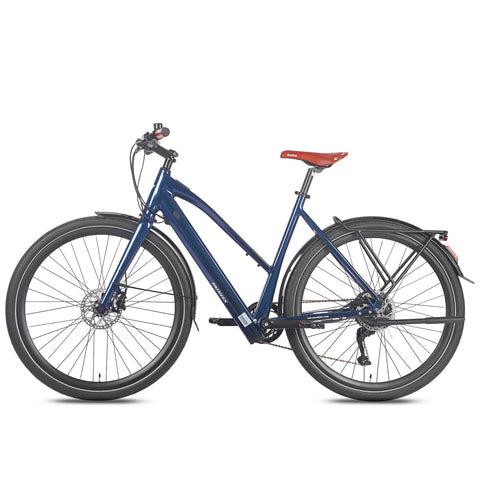 FAFREES F700W E-bike - Motor 250W Batería 36V10AH Con Frenos Hidráulicos – Azul