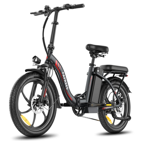 E-bike  FAFREES F20+ Pro - Motor 250W Batería 36V22.5Ah Neumáticos De 20 Pulgadas Frenos Mecánicos De Disco - Negro