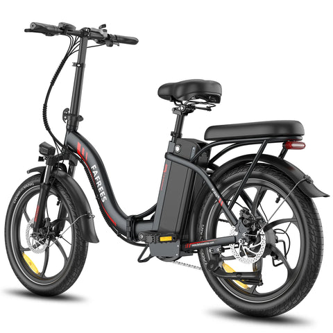 E-bike  FAFREES F20+ - Motor 250W Batería 36V20Ah Neumáticos De 20 Pulgadas Frenos Mecánicos De Disco - Negro