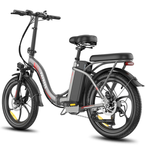 E-bike FAFREES F20+ - Motor 250W Batería 36V20Ah Neumáticos De 20 Pulgadas Frenos Mecánicos De Disco - Gris