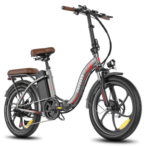 E-bike  FAFREES F20+ Pro - Motor 250W Batería 36V22.5Ah Neumáticos De 20 Pulgadas Frenos Mecánicos De Disco - Gris