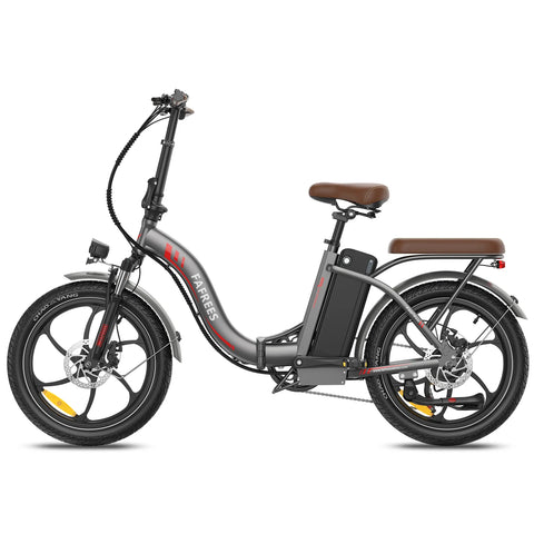 E-bike  FAFREES F20+ Pro - Motor 250W Batería 36V22.5Ah Neumáticos De 20 Pulgadas Frenos Mecánicos De Disco - Gris