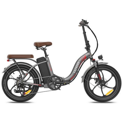 E-bike  FAFREES F20+ Pro - Motor 250W Batería 36V22.5Ah Neumáticos De 20 Pulgadas Frenos Mecánicos De Disco - Gris