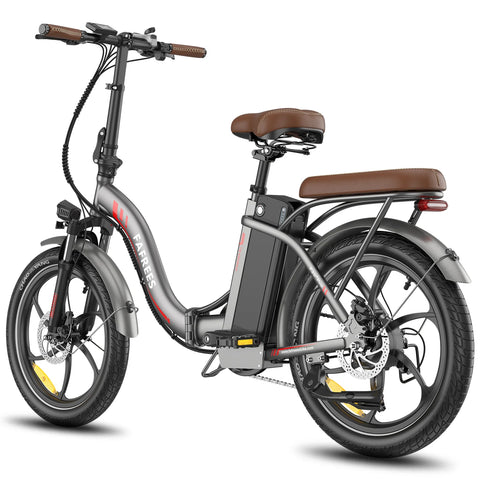 E-bike  FAFREES F20+ Pro - Motor 250W Batería 36V22.5Ah Neumáticos De 20 Pulgadas Frenos Mecánicos De Disco - Gris