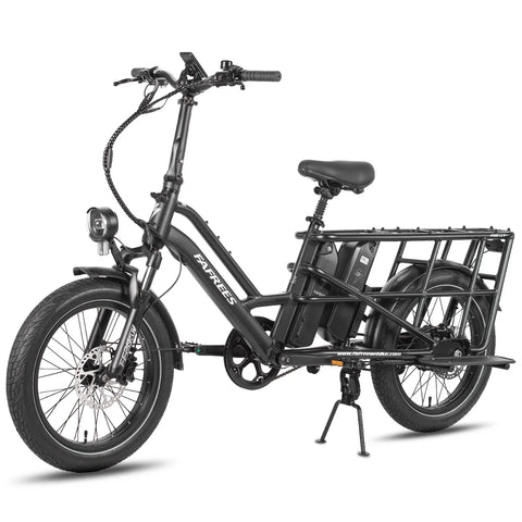 FAFREES FF20 CUV Bicicleta Eléctrica - Motor 250W Batería 48V24Ah 20 Pulgadas Neumáticos Frenos Disco Hidráulicos - Negro
