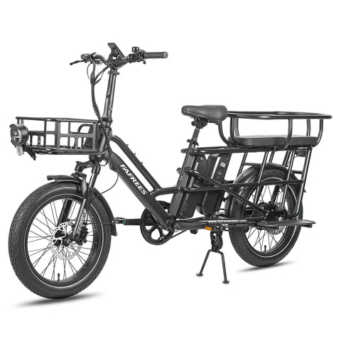 FAFREES FF20 CUV Bicicleta Eléctrica - Motor 250W Batería 48V24Ah 20 Pulgadas Neumáticos Frenos Disco Hidráulicos - Negro