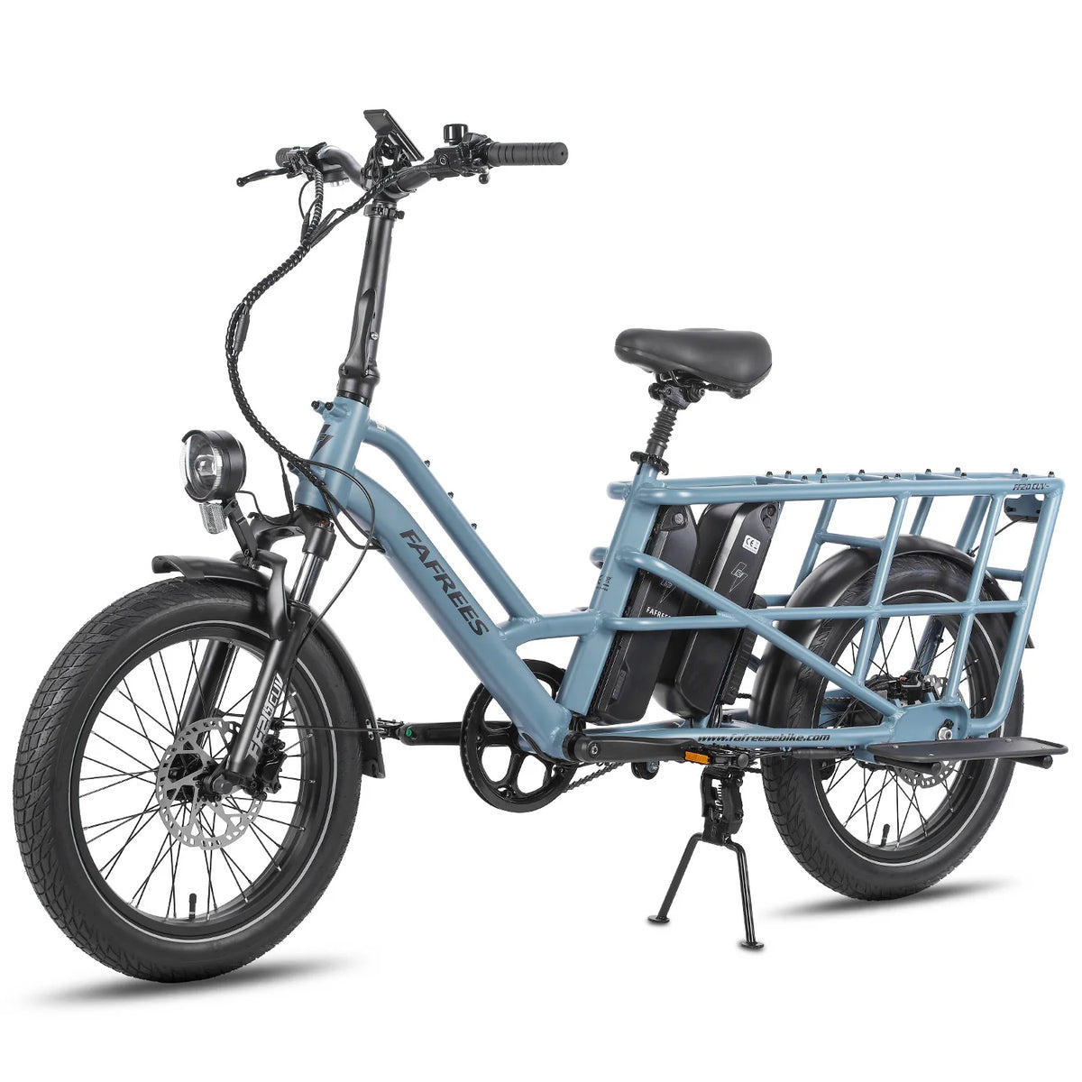 FAFREES FF20 CUV Bicicleta Eléctrica - Motor 250W Batería 48V24Ah 20 Pulgadas Neumáticos Frenos Disco Hidráulicos - Azul