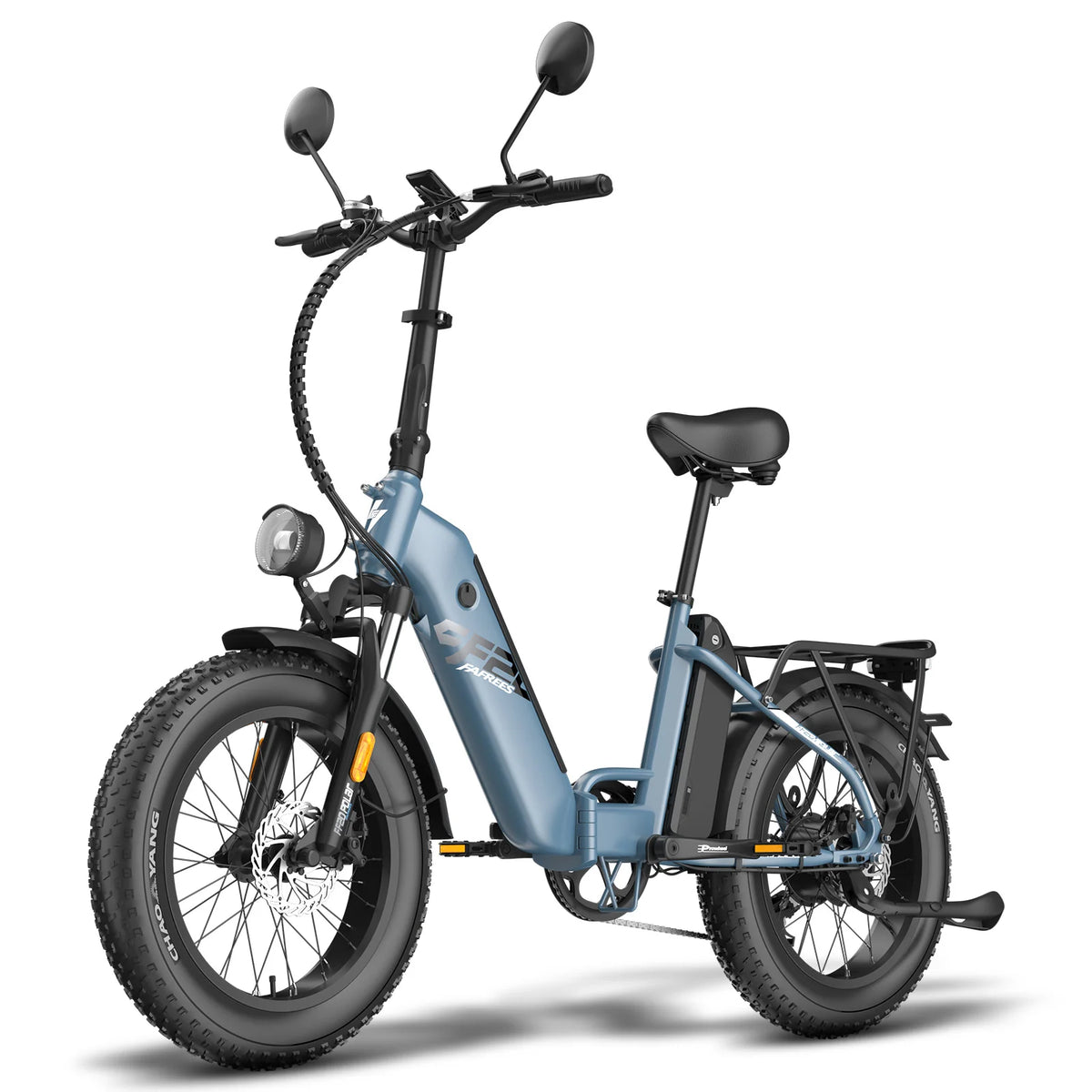E-bike  FAFREES FF20 Polar - Motor 500W Batería 48V24Ah Neumáticos De 20 Pulgadas Frenos Mecánicos De Disco - Azul
