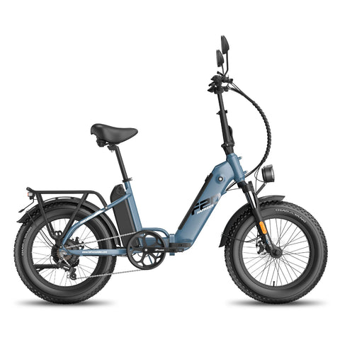 E-bike  FAFREES FF20 Polar - Motor 500W Batería 48V24Ah Neumáticos De 20 Pulgadas Frenos Mecánicos De Disco - Azul