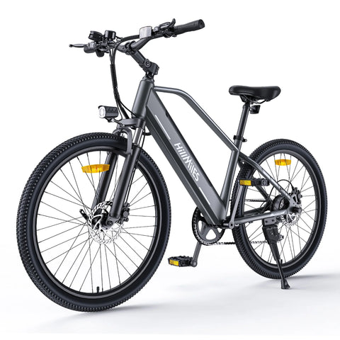E-bike  HillMiles MileTrail 1 - Motor 350W Batería 36V13AH Neumáticos De 26 Pulgadas Freno De Disco De aceite - Gris