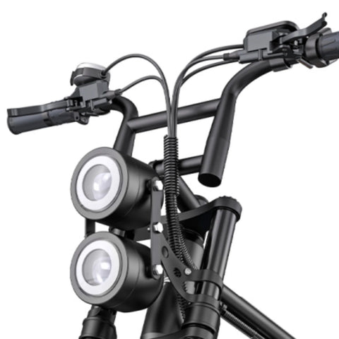 E-bike  HillMiles MileZoom 1 - Motor 750W Batería 52V31.2AH Neumáticos De 20 Pulgadas Freno De Aceite Hidráulico - Azul