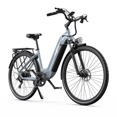 E-bike ONESPORT OT05 PRO - Motor 250W Batería 36V22.5AH Neumáticos De 28 Pulgadas frenos de disco - Gris