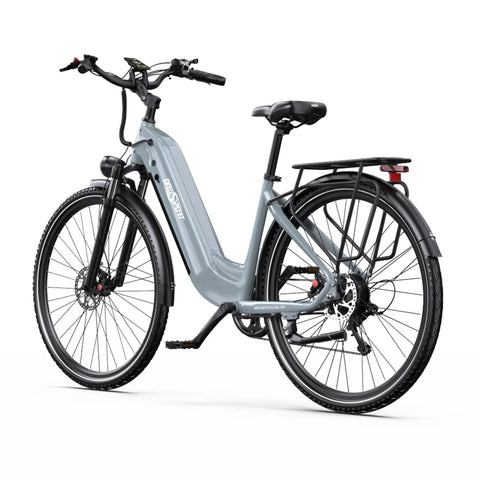 E-bike ONESPORT OT05 PRO - Motor 250W Batería 36V22.5AH Neumáticos De 28 Pulgadas frenos de disco - Gris