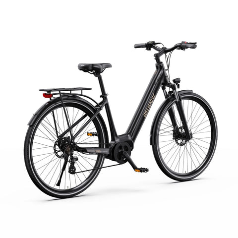 ONESPORT OT07 Bicicleta eléctrica - Motor 250W Batería 36V14AH  27.5 Pulgadas Neumático Frenos Hidráulicos - Negro
