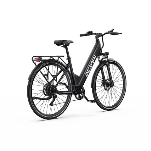 ONESPORT OT12 Bicicleta Eléctrica - Motor 250W Batería 36V13Ah con Ruedas 27.5in y Freno de Cable - Gris