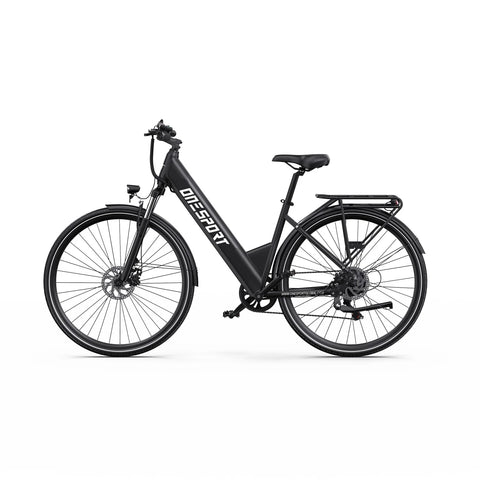 ONESPORT OT12 Bicicleta Eléctrica - Motor 250W Batería 36V13Ah con Ruedas 27.5in y Freno de Cable - Gris