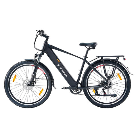 Bicicleta Eléctrica TTGO M300 - Motor 250W Batería 36V20AH Ruedas de 27,5 Pulgadas Freno de Disco - Negro