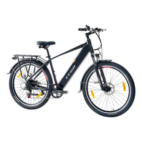 Bicicleta Eléctrica TTGO M300 - Motor 250W Batería 36V20AH Ruedas de 27,5 Pulgadas Freno de Disco - Negro