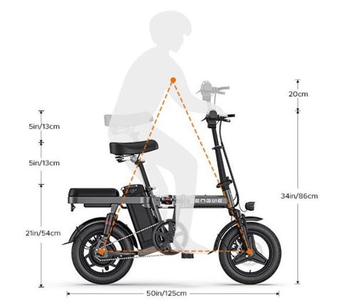 ENGWE T14 EU E-Bike - Bicicletas Eléctricas, 250W, Autonomía 45KM