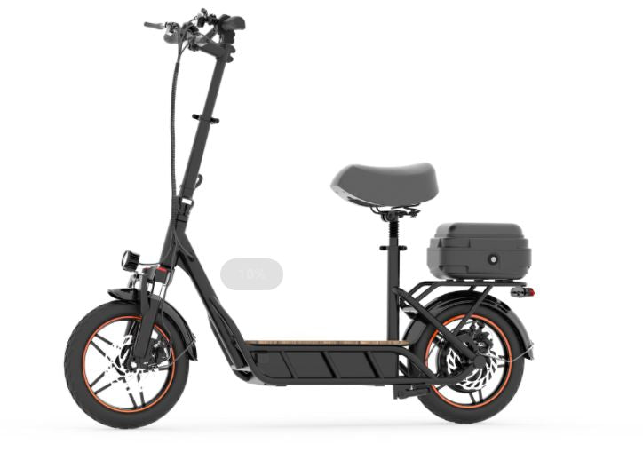 Patinete Eléctrico Kukirin C1 Pro - 500W 1200WH 100KM de Autonomía Plegable Seguro-Negro