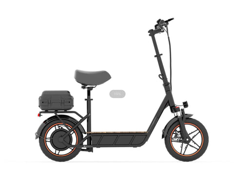 Patinete Eléctrico Kukirin C1 Pro - 500W 1200WH 100KM de Autonomía Plegable Seguro-Negro
